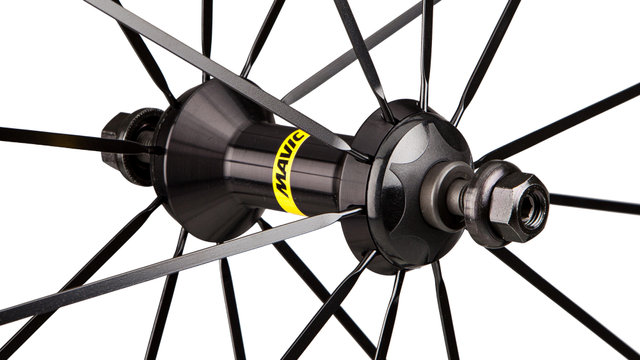 Mavic Juego de ruedas Ellipse - negro/28" set (RD + RT) clincher pista