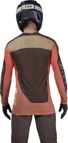 Fox Head Maillot Flexair Elevated L/S - cocoa/S