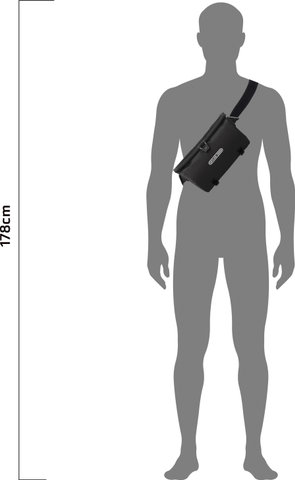 ORTLIEB Velo-Sling Sacoche de guidon/hybride sac en bandoulière - black/3 