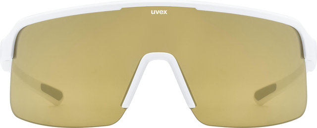 uvex dyrt Glasses - white matte | mirror gold