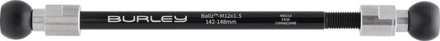 Burley Eje pasante Ballz para Coho XC - negro | 12 x 148 mm, 1,0 mm, 174 mm