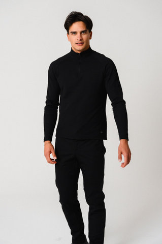GONSO Maillot térmico Essential Jersey L/S - black | L