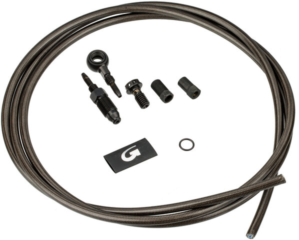 Goodridge Braided Brake Hose Kit XTR/XT/SLX/Zee/Magura Gust.M/Hayes Stroker - carbon-look/rear