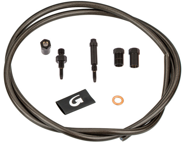 Goodridge Kit de cables de acero flexibles para Magura Louise/Clara/Marta/Julie - carbon-look/rueda delantera