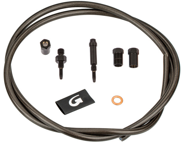 Goodridge Braided Brake Hose Kit for Magura Louise / Clara / Marta / Julie - carbon-look/front