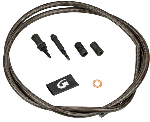 Goodridge Braided Brake Hose Kit for Avid Elixir / Juicy / XX/X0 - carbon-look/front