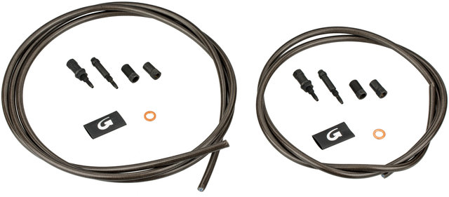 Kit de cables flexibles de acero RD + RT p. Avid Elixir/Juicy/XX/X0 - carbon-look/set (RD + RT)