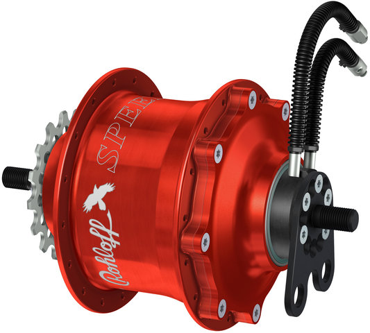 Speedhub 500/14 TS Threaded Spindle Tandem 135mm Internally Geared Hub - anodized red/type 1, 32 hole