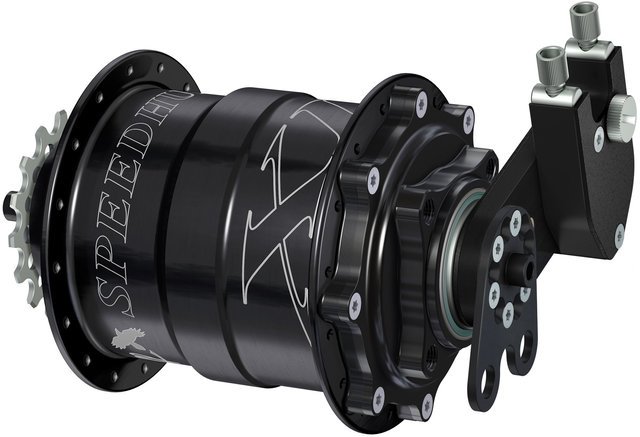Speedhub 500/14 XL CC DB 32-Hole Fat Bike 170 mm Internally Geared Hub - black-anodised/type 1, 32 hole