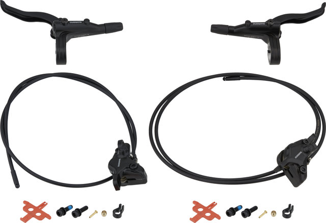 Shimano Set de frenos de disco BR-MT410 + BL-MT401 d+t J-Kit - negro/Set/left/right (side-specific)