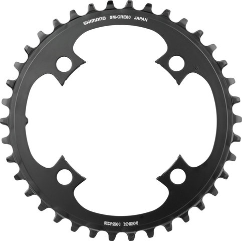 Shimano Plato STEPS FC-E8000 / FC-E8050 11 velocidades (SM-CRE80/SM-CRE80-B) - negro/38 