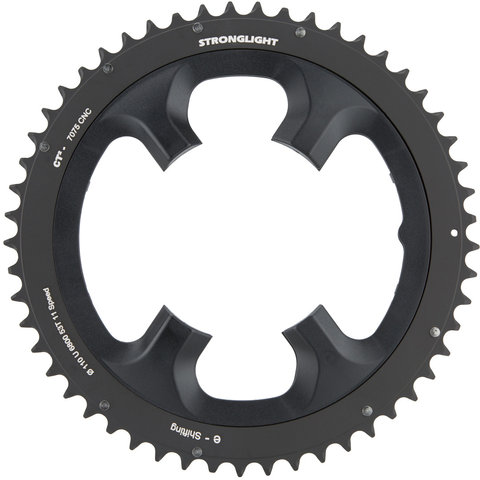 Stronglight CT2 Ultegra 6800 Chainring E-Shifting 11-speed, 4-arm, 110 mm BCD - black/53 tooth