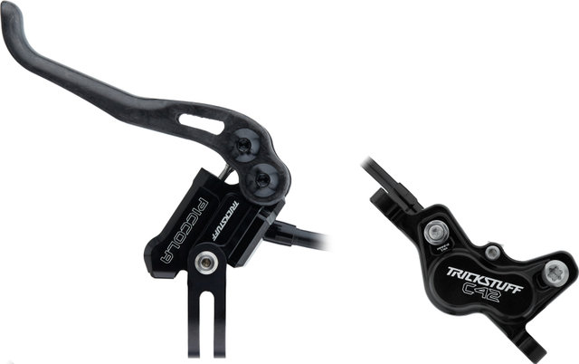 Trickstuff Piccola HD Carbon Front+Rear Disc Brake Set Post Mount - black / black/Set/left/right (side-specific)