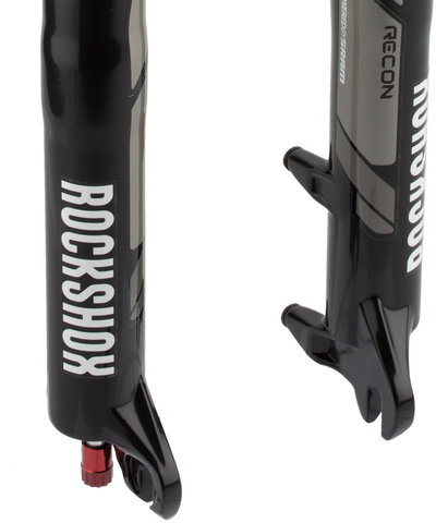 RockShox Recon Silver TK Solo Air 26" Federgabel - gloss black/100 mm / 1 1/8 / 9 x 100 mm