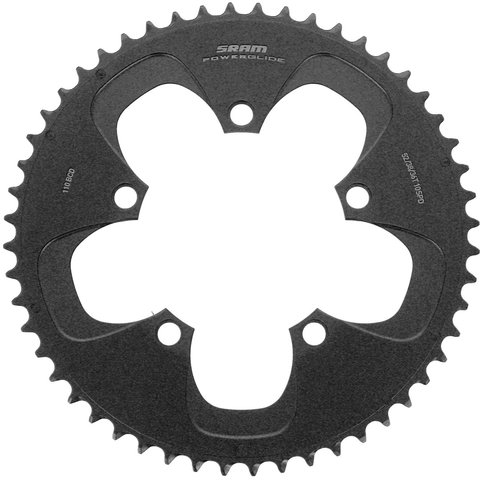 SRAM Chainring for Red / Red Black, 5-arm, 110 mm BCD - black/52 tooth