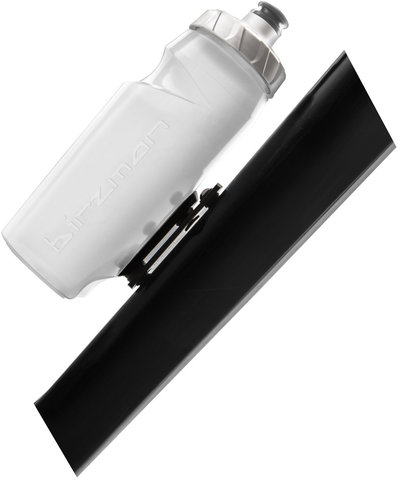 BottleCleat halterlose Trinkflasche mit Haltebolzen 650 ml - weiß/650 ml