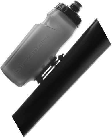 BottleCleat halterlose Trinkflasche mit Haltebolzen 650 ml - schwarz/650 ml