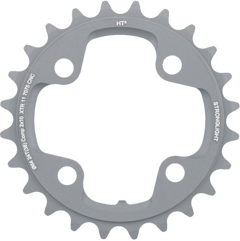 Stronglight HT3 Shimano XTR M980 Chainring 10-speed, 4-Arm, 104/64 mm BCD - grey/24 tooth