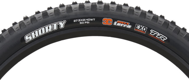 Maxxis Cubierta plegable Shorty 3C MaxxTerra EXO WT TR 27,5" - negro/27.5 /61 /61-584/2.4 