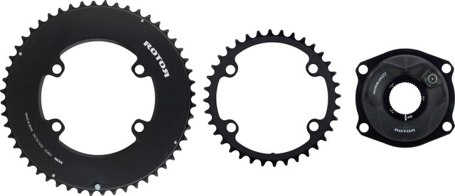Rotor INspider ALDHU24 Aero Powermeter Crankset - black/170,0 mm