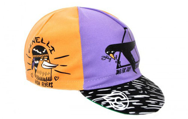 Cinelli High Flyers Cycling Cap - violet/unisize