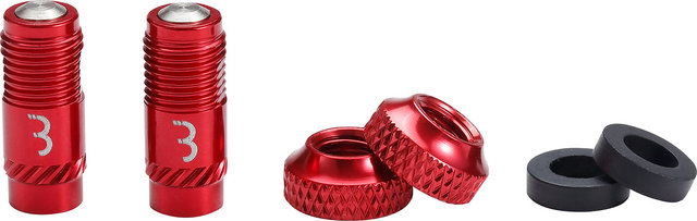 BBB Insert de valve CoreCap - 2 pièces - rouge | CoreCap