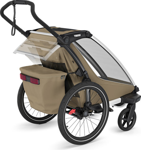 Thule Chariot Cross 2 single Kinderanhänger - faded khaki/20"