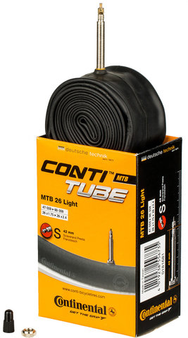 Continental Cámara de aire MTB 26 Light - universal/26 x 1,75-2,4 SV 42 mm