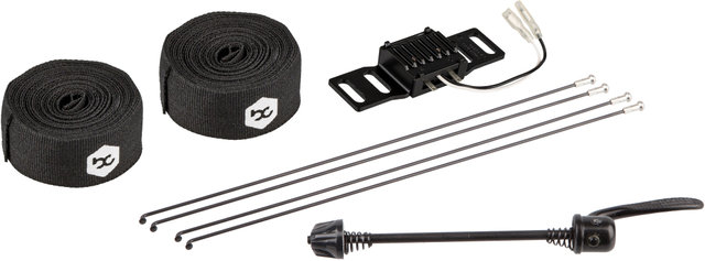 Juego de ruedas Alfine Disc Center Lock 28" 11 velocidades - negro/28" set (RD 9x100 Dynamo + RT 10x135)