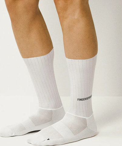 FINGERSCROSSED Chaussettes Logo Horizontal Aero 2.0 - blanc | 39 - 42