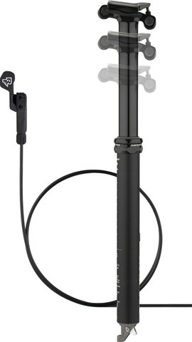 Race Face Turbine R Dropper 150 mm Sattelstütze - black/31,6 mm / 418,3 mm / SB 0 mm / 1-fach Remote