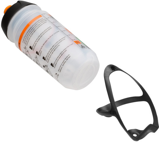 Kit de Porte-Bidon Wasserträger 2.0 500 ml - carbone/500 ml