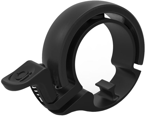 Knog Oi Limited Edition Bicycle Bell - black-matte black/large