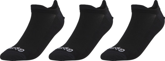 GripGrab Classic No Show Summer Socks 3-Pack - black/41 - 44