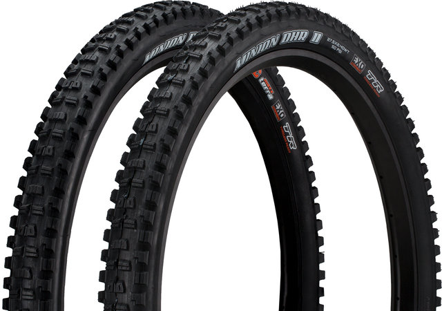 Maxxis Set de 2 Pneus Souples Minion DHR II 3C MaxxTerra EXO/Dual WT 27,5" - noir/27,5x2,4