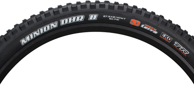 Maxxis Minion DHR II 3C MaxxTerra EXO/Dual WT 27,5" Faltreifen 2er-Set - schwarz/27,5x2,4