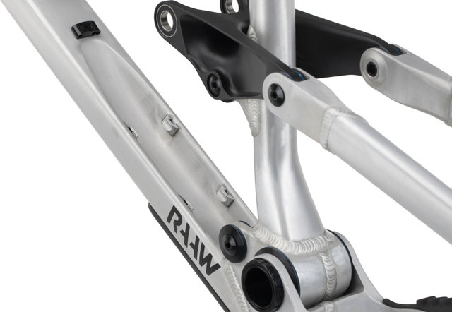 RAAW Mountain Bikes Jibb 29" Rahmenkit mit Essentials Kit - raw matt/135 mm/M/12 mm Steckachse