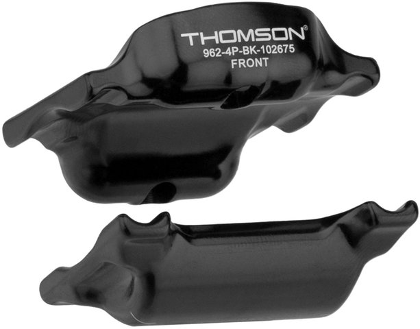 Thomson Saddle Clamp Plates for Elite and Masterpiece - black/7x7 mm