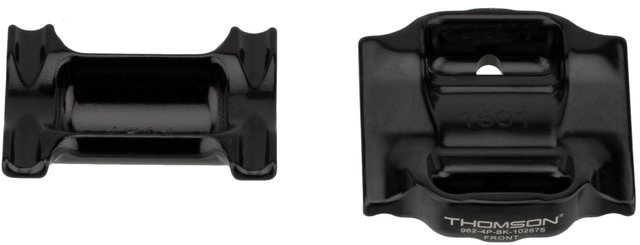 Sattelklemmplatten für Elite und Masterpiece - schwarz/7x7 mm