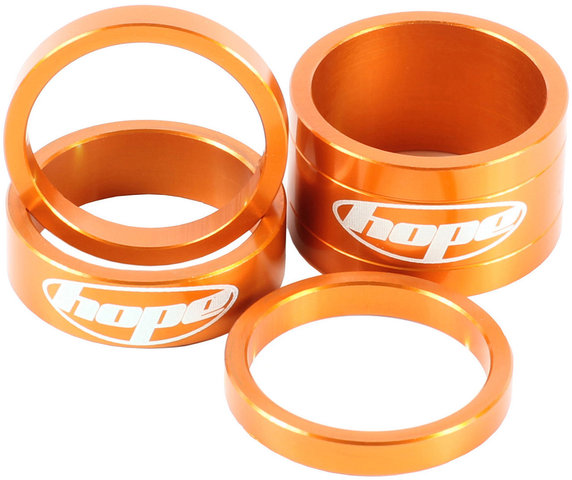 Space Doctor Spacer Set für 1 1/8" - orange/universal Space Doctor Spacer Set für 1 1/8" - orange/universal