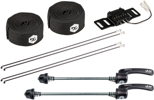 Urban Shutter Precision/XT Center Lock Disc 28" Wheelset - black/28" set (front 9x100 dynamo + rear 10x135) Shimano