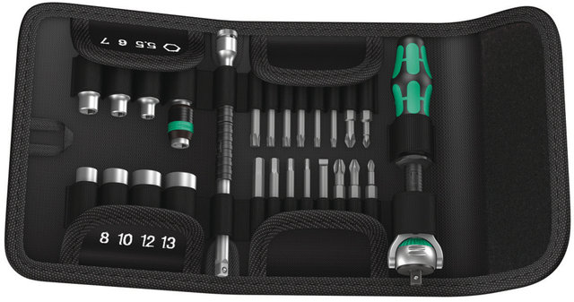 Wera Cliquet Zyklop Speed 1/4" Kraftform Compact Imperial - noir-vert/universal