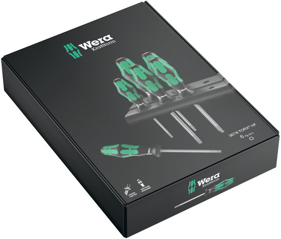 Juego de destornilladores Kraftform Plus TORX® - negro-verde/universal