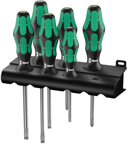 Wera Juego de destornilladores Kraftform Plus - negro-verde/universal