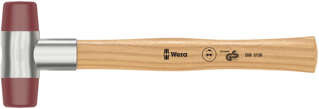 Wera Soft-Faced Hammer w/ Urethane Head - red-silver/22 mm