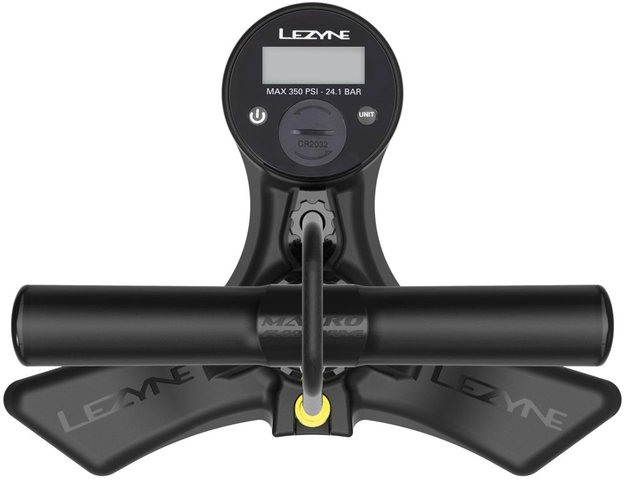 Lezyne Pompe à Vélo Macro Floor Drive Numérique - blanc/universal