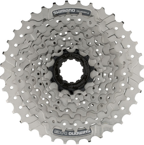 Shimano Cassette CS-HG201-9 de 9 velocidades - plata/11-36