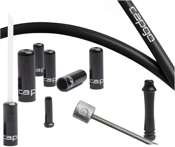 OL Schaltzugset lang für Shimano/SRAM MTB 1-fach und E-Bike - schwarz/universal