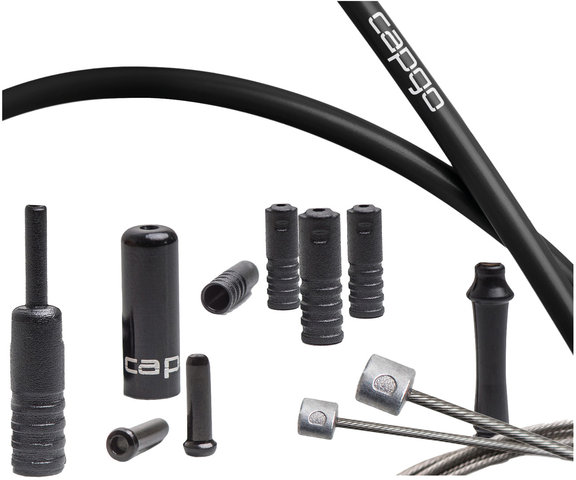 capgo BL Schaltzugset für Shimano/SRAM - schwarz/universal