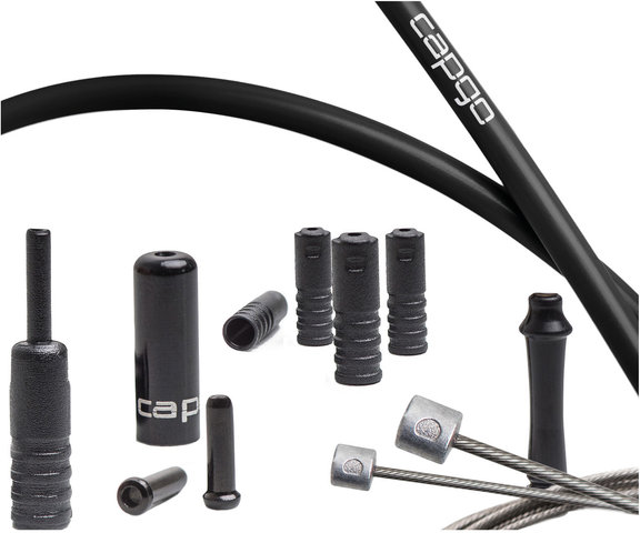 capgo Set de Câbles de Vitesses BL pour Campagnolo - noir/universal